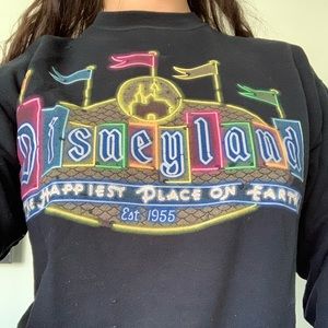 Glow in the dark Disney crew neck
